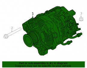 Generator BMW X7 G07 21-22 3.0T under 48V