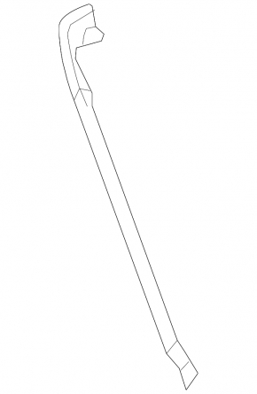 Left tailgate seal Chevrolet Equinox 10-17 torn