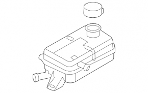 Coolant expansion tank for Hyundai Santa Fe 21-23 1.6, 2.5