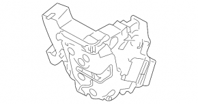 Front left door lock Volvo XC60 10-17