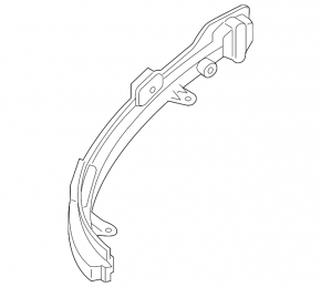 Right turn signal mirror VW Passat b8 16-19