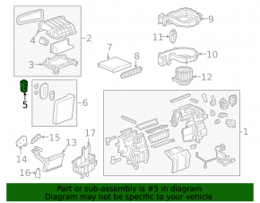 Chevrolet Bolt EV 22-23 Air Conditioner Heater Valve