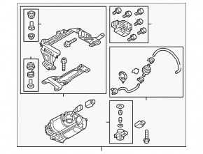 Air suspension compressor for Audi A8 10-18