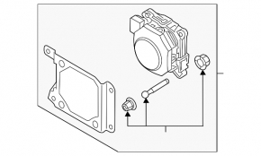 Left cruise radar for Audi A6 C8 19-22 with bracket