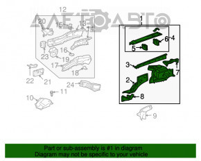 Lexus RX300 RX330 RX350 RX400h 04-09 front right quarter panel, silver