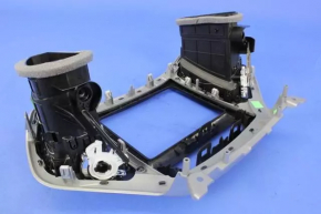 Frame for radio with air ducts Jeep Cherokee KL 14-18 for large display