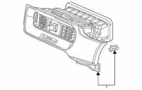 Left Front Panel Air Deflector for Honda Civic XI FE/FL 22-26