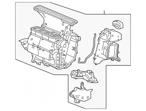 Heater assembly Honda Accord 16-17 rest hybrid