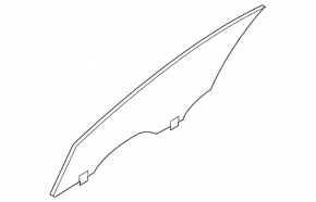 Front left door glass Infiniti Q50 14-18