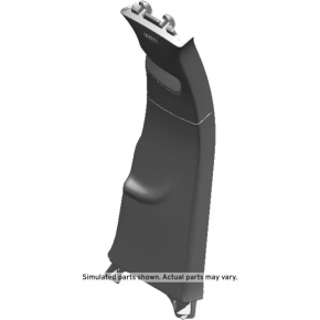 Chevrolet Cruze 16-inch right center pillar trim - gray