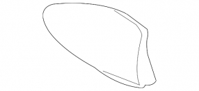 The fin antenna housing for the Toyota Rav4 16-18