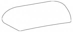 Rear glass of the trunk door Infiniti QX30 17-19 tinted, scratches