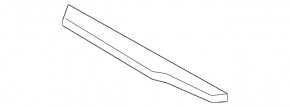 Front left door sill insert for Porsche Cayenne 19-23 chrome, Cayenne