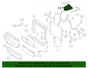 Mercedes X247 GLB 20-26 Coolant Expansion Tank with Cap