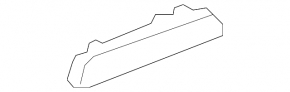 Reflector for the left rear bumper of a Mazda CX-7 06-09