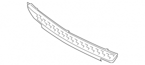 Lower grille front bumper Ford Mustang mk6 15-17 prerest mesh
