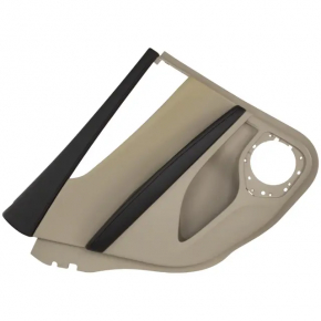 Door trim card rear left Lincoln Nautilus 19-23 brown with beige