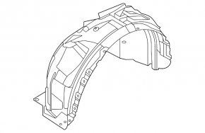 Front left fender liner for Ford Escape 20-25