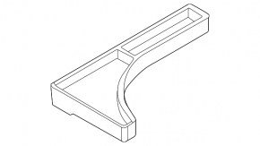 Trunk tray right Ford Bronco Sport 21-25