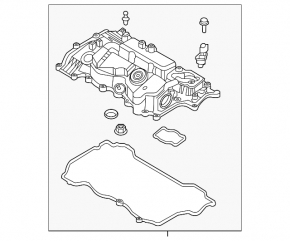 Valve cover Kia K5 21-25 1.6T