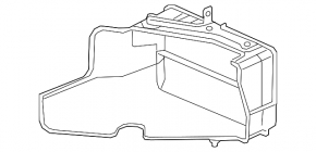 Deflector radiator protection gearbox Honda Insight 19-22 broken guide