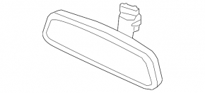 Interior mirror Volvo XC60 19-21 auto-dimming, Home link