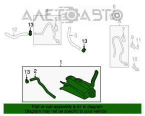 Gearbox cooling radiator Toyota Highlander 11-13 hybrid