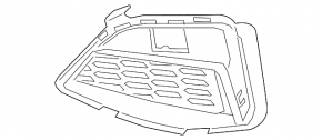 Front bumper grille left BMW 3 G20 19-22 M Sport
