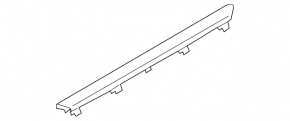 Front left door sill insert for BMW X7 G07 19-26, chrome with backlight, M-Sport