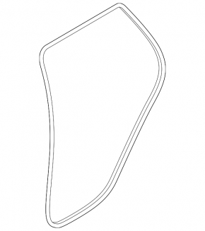 Door seal rear left BMW X5 F15 14-18