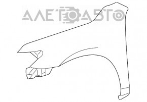Front left wing Toyota Camry v50 12-14 usa black 218, pokes