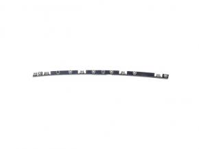 Rear left window molding mount Chrysler Pacifica 17- chrome