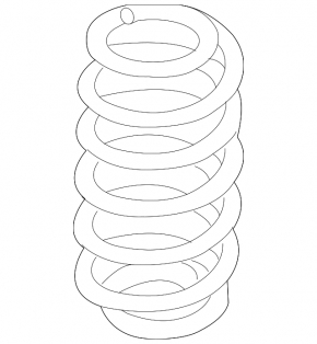 Rear left spring Hyundai Elantra 21-