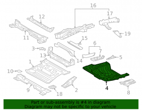 Trunk trough Toyota Venza 21-