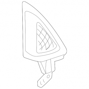 Exterior Mirror Cap with Tweeter Front Left VW Beetle 12-19 Fender