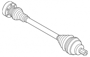 Drive axle shaft rear left VW Taos 22-25