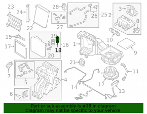 Air Conditioner Heater Valve Audi A3 8V 15-20