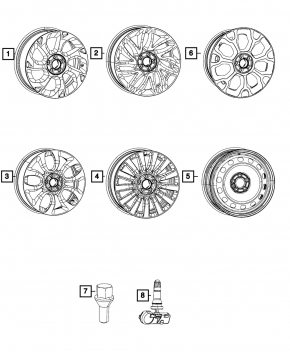 Wheel disk R16 Fiat 500L 14-17 light curb
