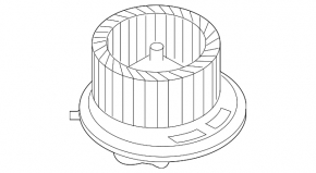 Motor heater fan BMW 335i e92 07-13
