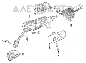Chrysler 200 15-17 Steering Column