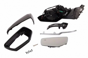 Left side mirror complete Cadillac CTS 16-20 BSM, auto-dimming, turn signal, camera