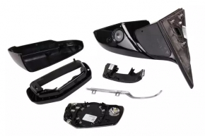 Left side mirror complete Cadillac CTS 16-20 BSM, auto-dimming, turn signal, camera