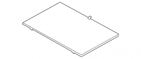 Kia Sorento 10-15 front trunk floor, black