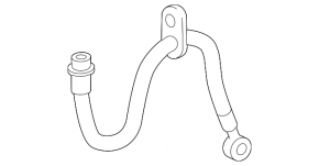 Brake hose rear right Lexus ES300h ES350 13-18