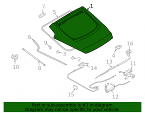 Nissan 350z Trunk Lid