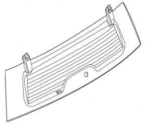 Rear glass tailgate Ford Bronco Sport 21-25
