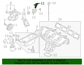 Oil pressure regulator Mazda CX-9 16- 2.5T