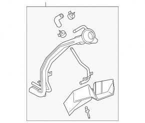 Fuel filler neck Mitsubishi Outlander Sport ASX 10-21