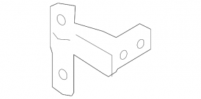 Door hinge lower rear left Volvo V90 17-22 usa