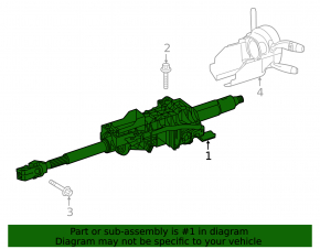 Steering column Infiniti QX30 17- noisy